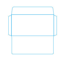 5號(hào)西式110x220x40mm平角