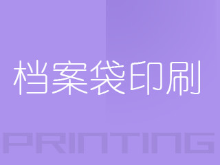 廣州檔案袋印刷